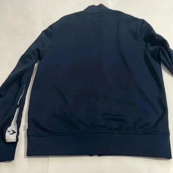 Converse zip up jacket size small Navy - Picture 6 of 7